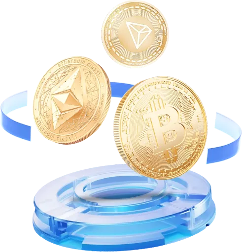 Gráfico de negociação de criptomoedas apresentando investimentos em ativos digitais, como Bitcoin, Ethereum e altcoins