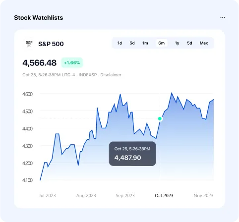 Lista de observação de dividendos exibindo pagamentos de ações monitorados para investidores de ações e CFDs