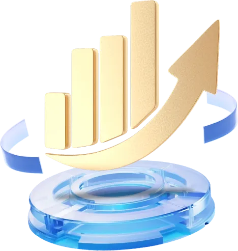 Visual da negociação no mercado de ações com instrumentos CFD de ações oferecidos na plataforma da CG Fintech